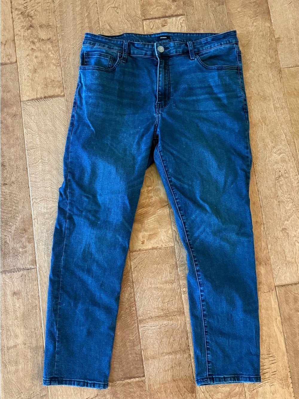 Men's Classic Dark Blue Jeans